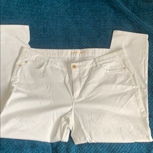 Michael Kors White skinny jeans